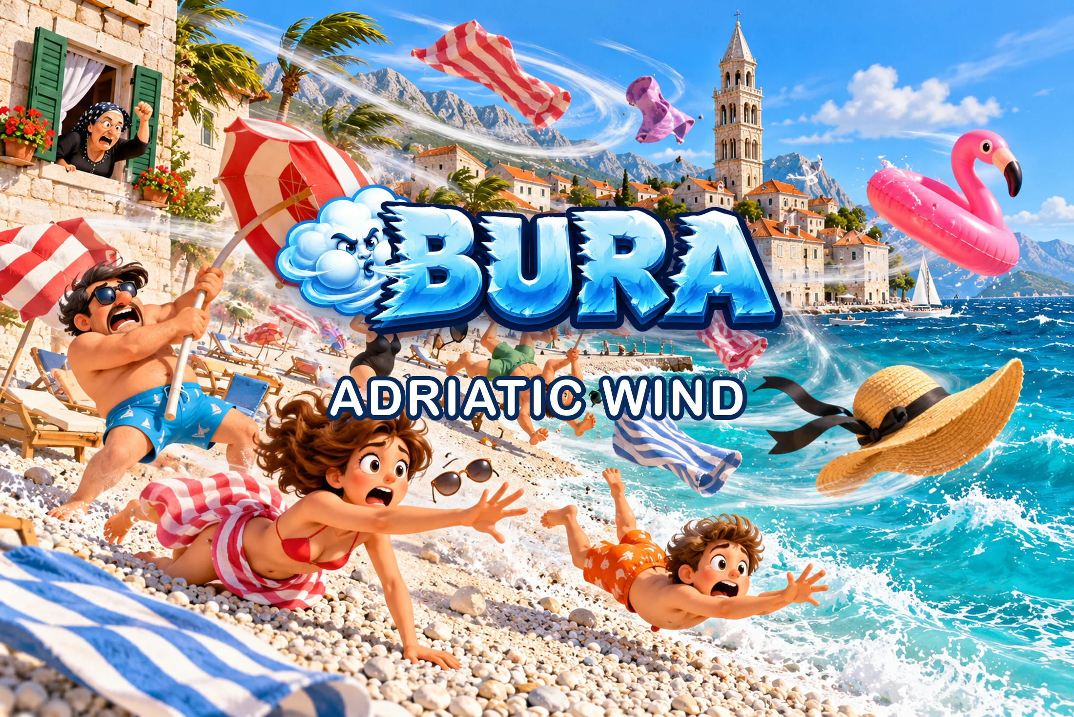 Bura – Adriatic Wind — 3D igra vjetra na jadranskim plažama