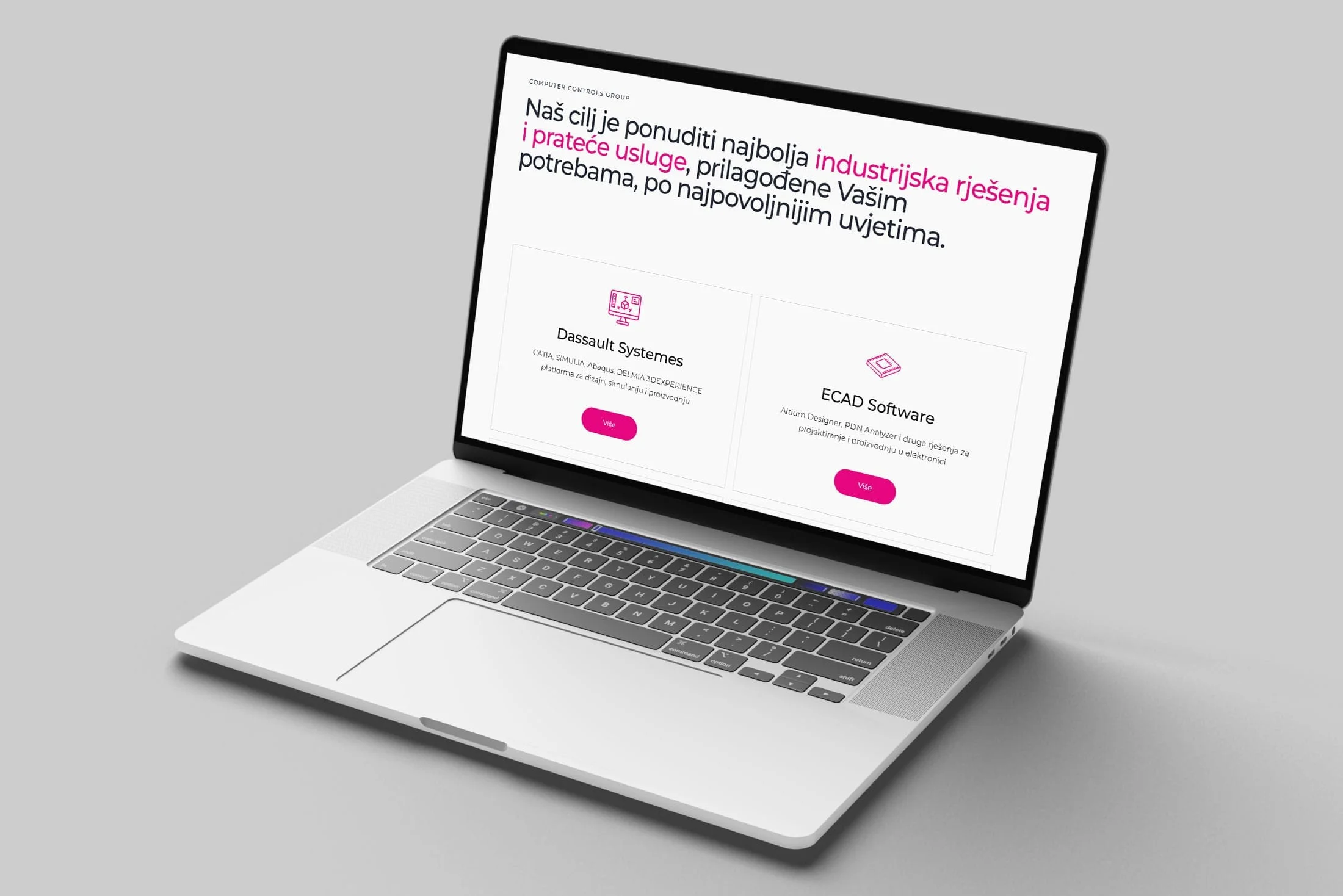 Dizajn i izrada web stranice Computer Controls - slika 2