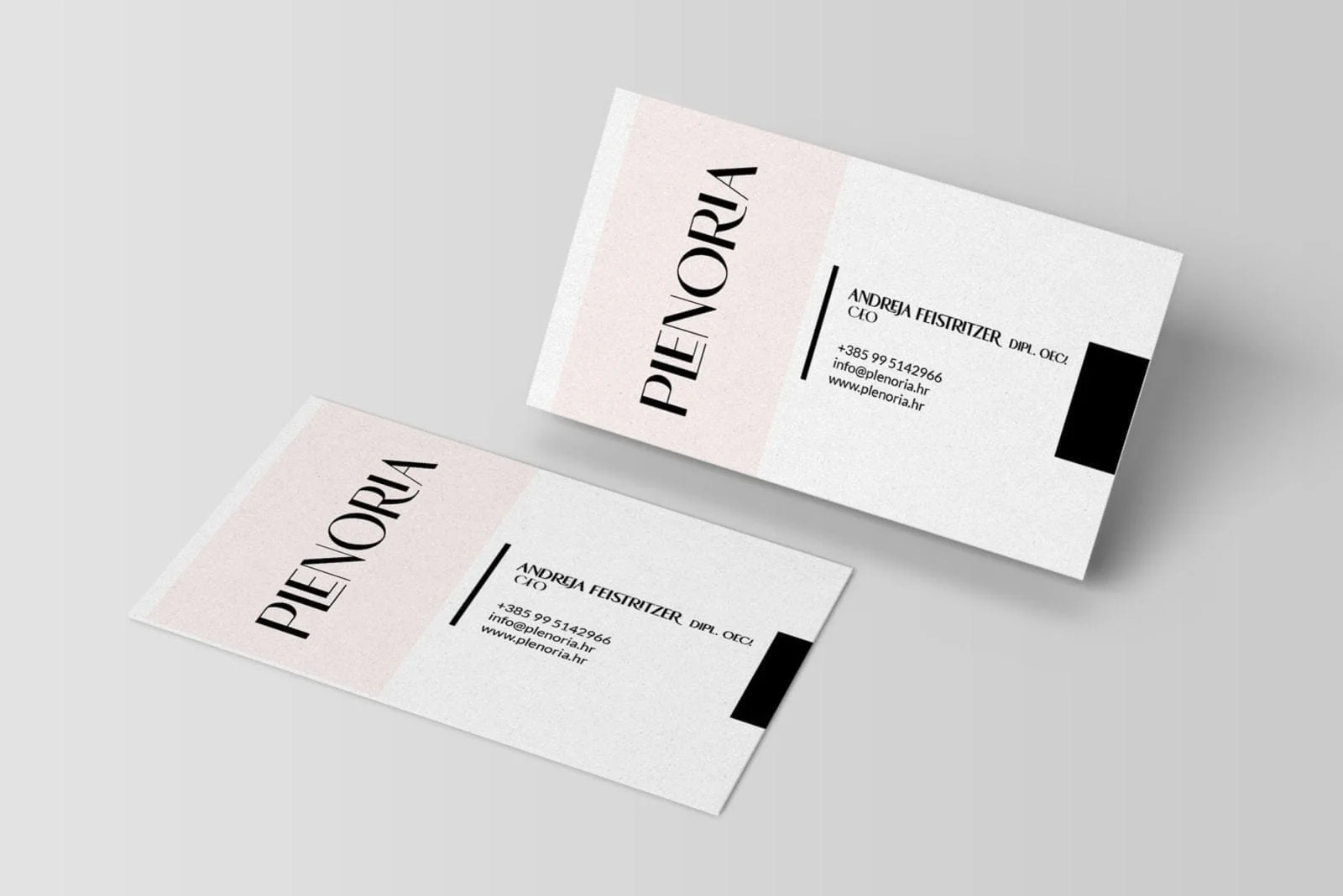 Dizajn posjetnica Plenoria