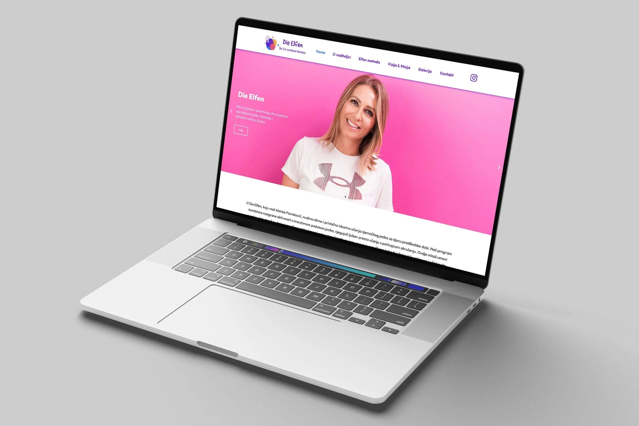 Dizajniranje web stranice Die Elfen