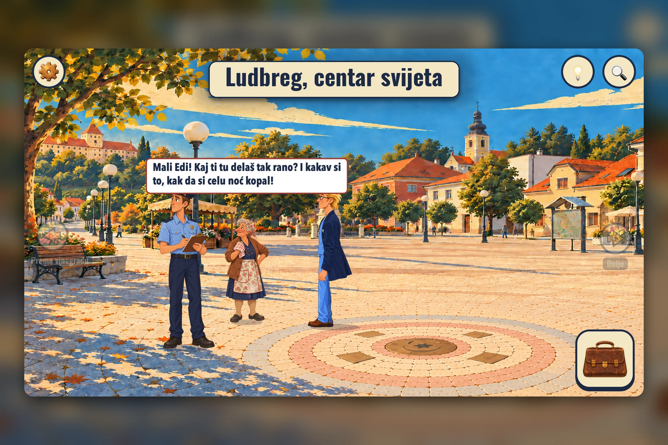 Eduard: Centrum Mundi — glavni trg u Ludbregu, centar svijeta