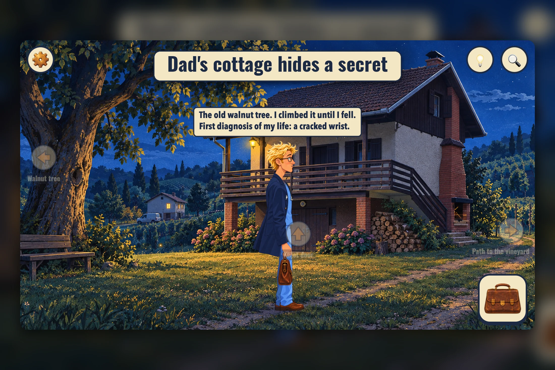 Eduard: Centrum Mundi — Dad's cottage in the vineyards near Ludbreg