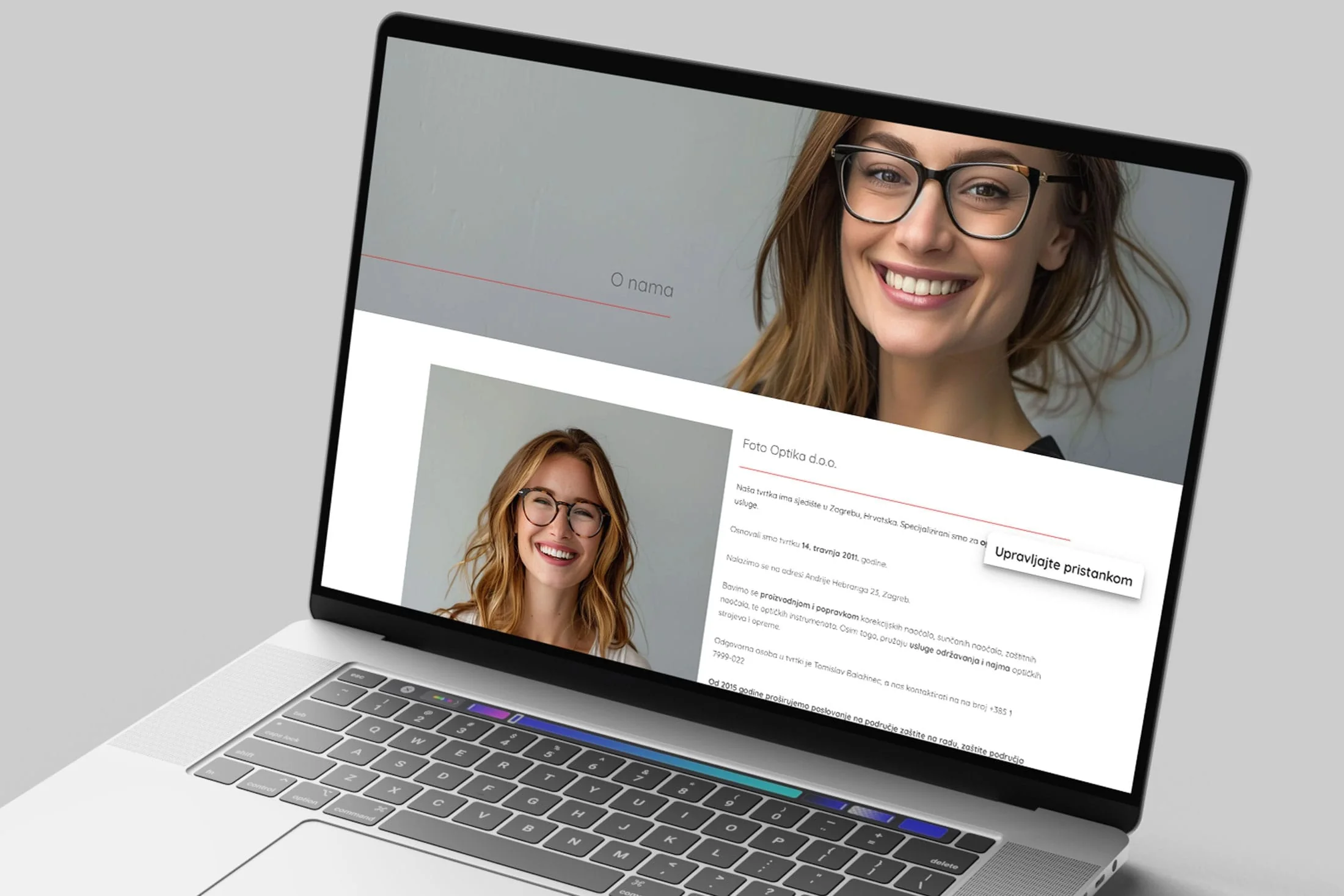 Izrada web stranice Zaštitne Naočale - slika 2