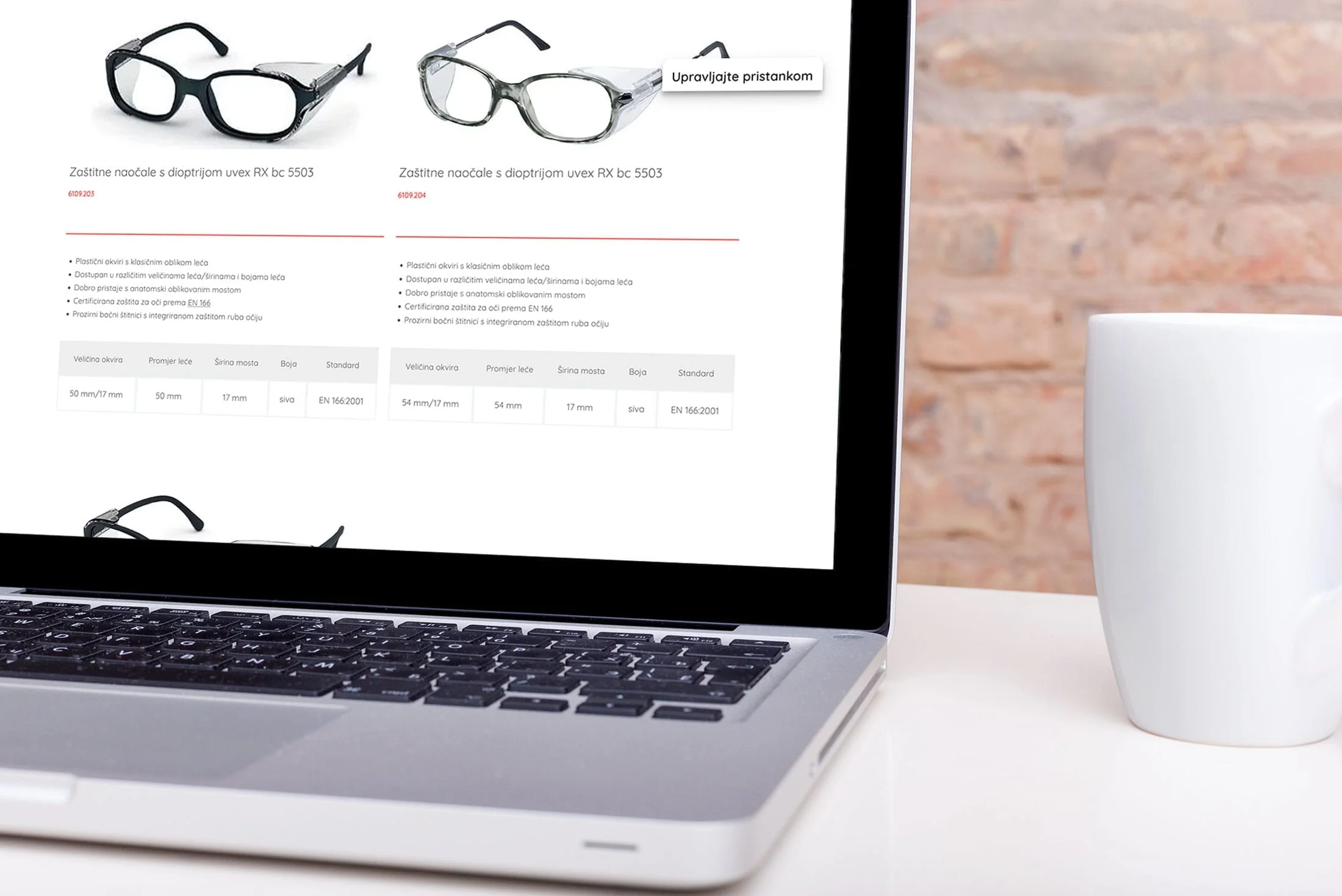 Izrada web stranice Zaštitne Naočale - slika 3