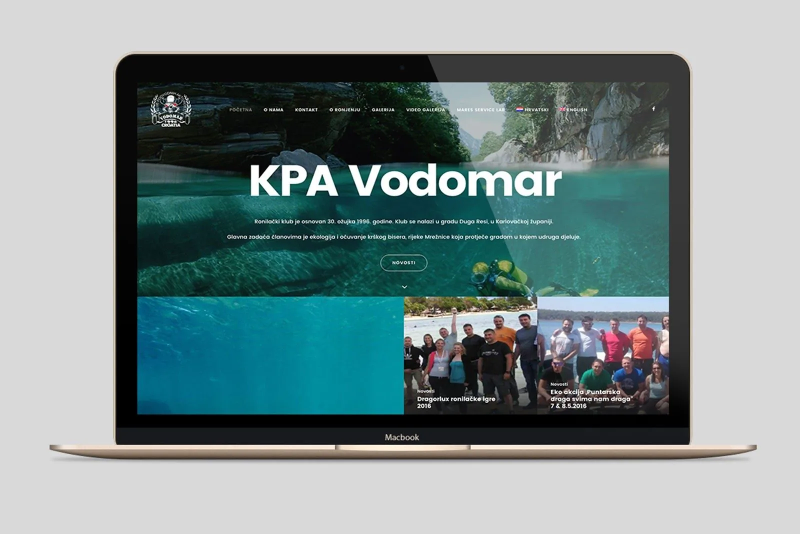 KPA Vodomar Web Dizajn