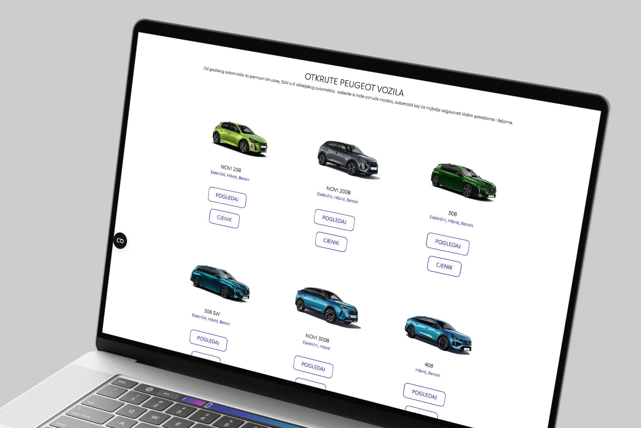 Moderan web dizajn za Auto Grifon - slika 3