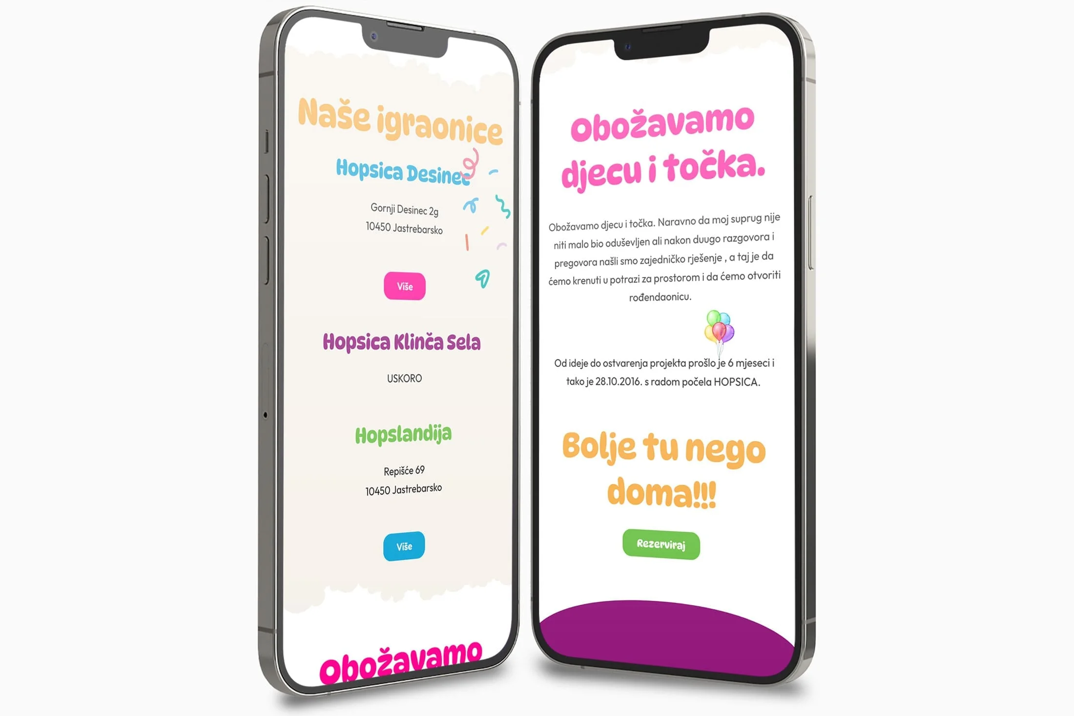 Moderna i funkcionalna web stranica igraonica-hopsica.hr - slika 5