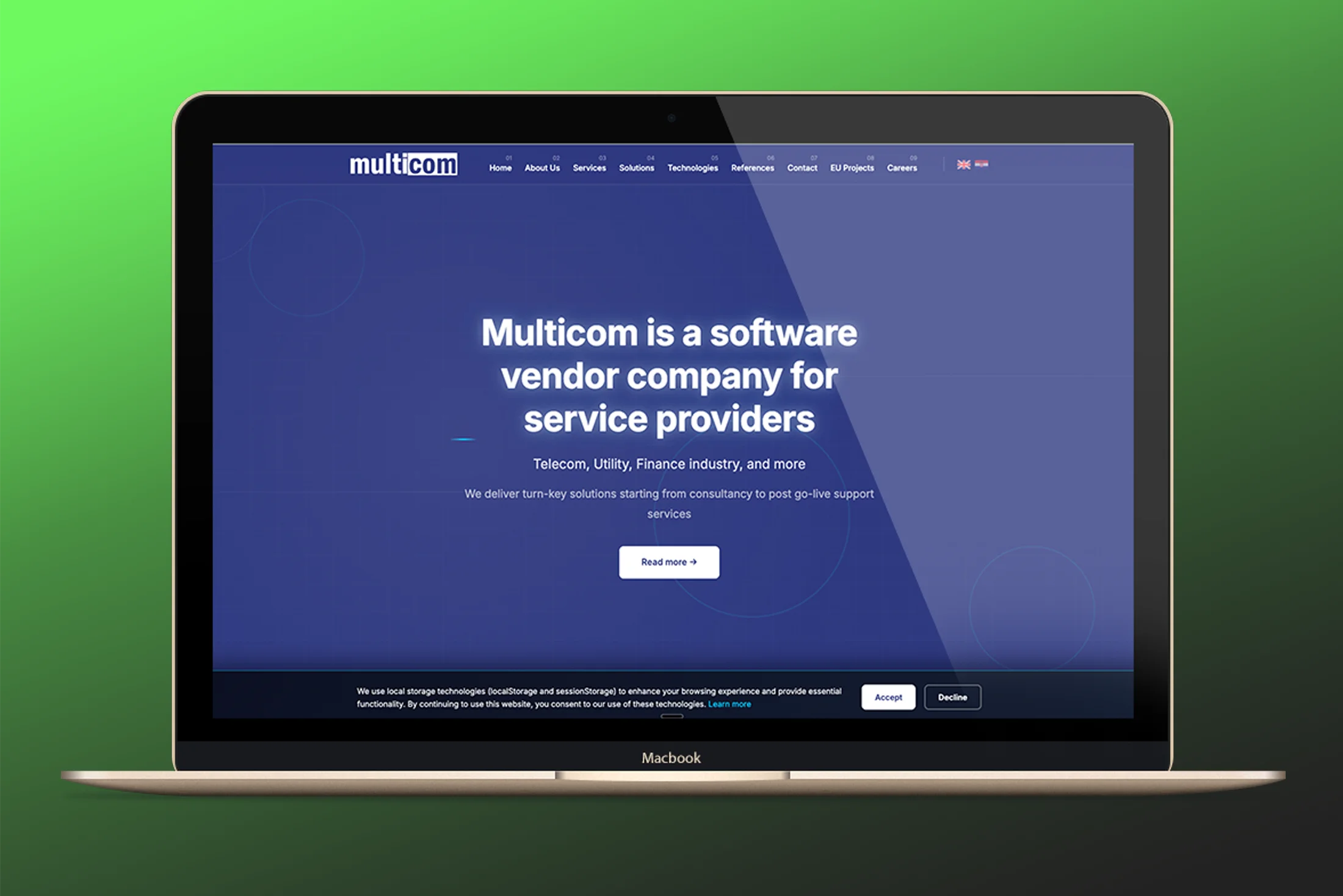 Multicom.hr — Custom web rješenje