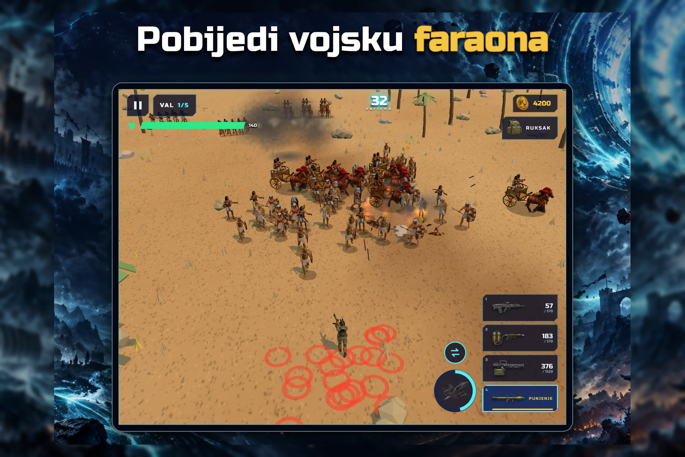 Time Soldier — bitka u starom Egiptu
