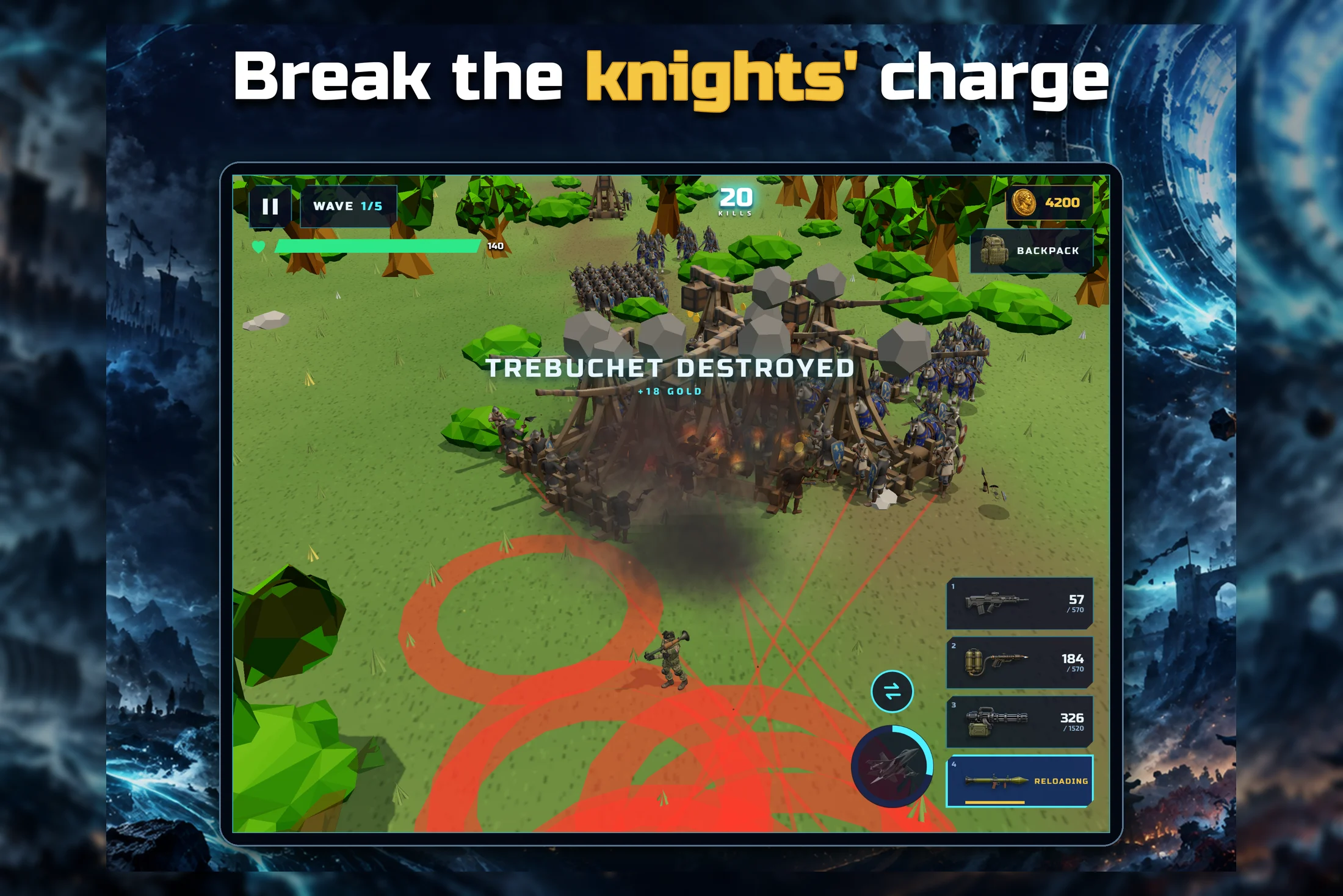Time Soldier — the charge of the knights
