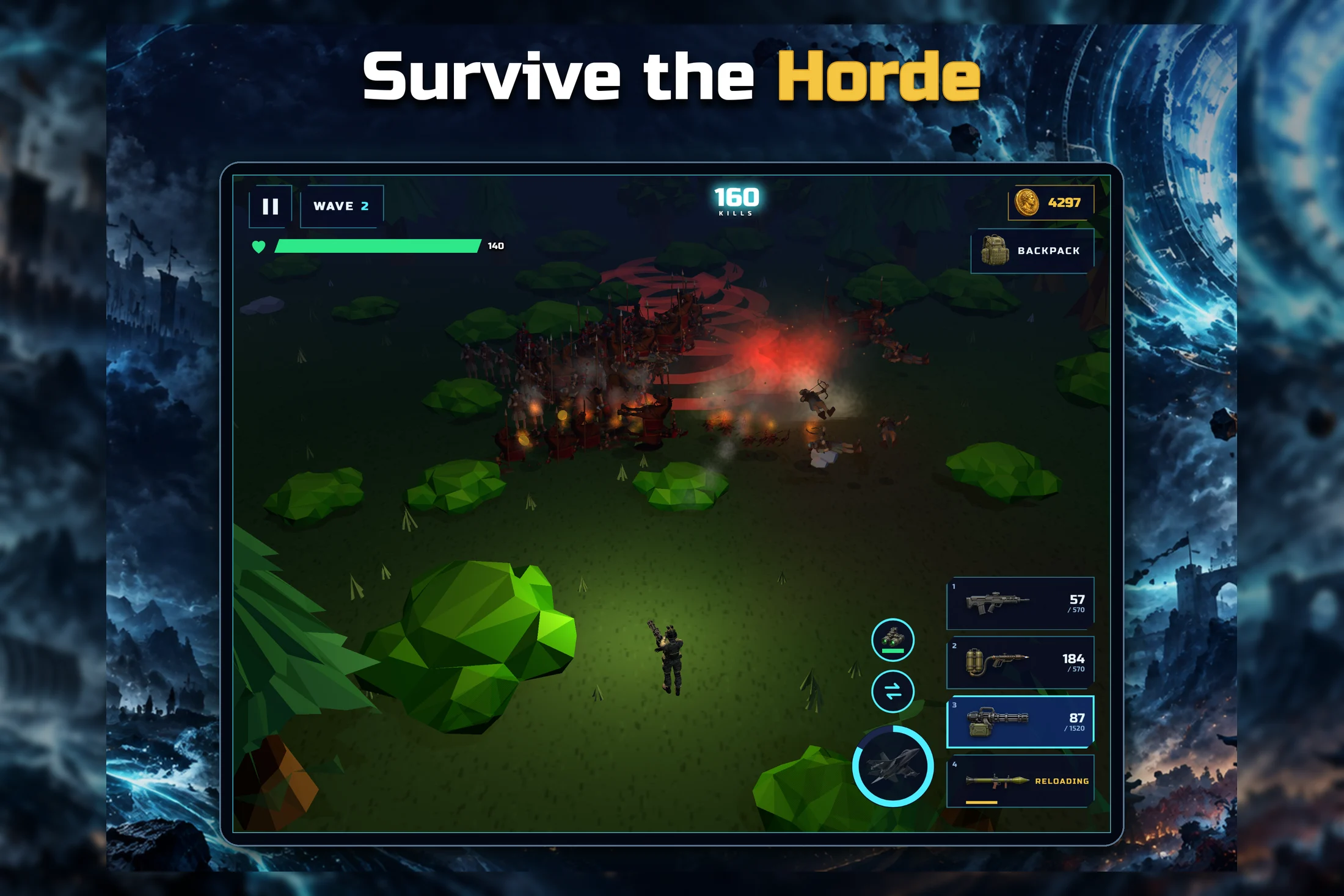 Time Soldier — Horde mode, endless waves from every era