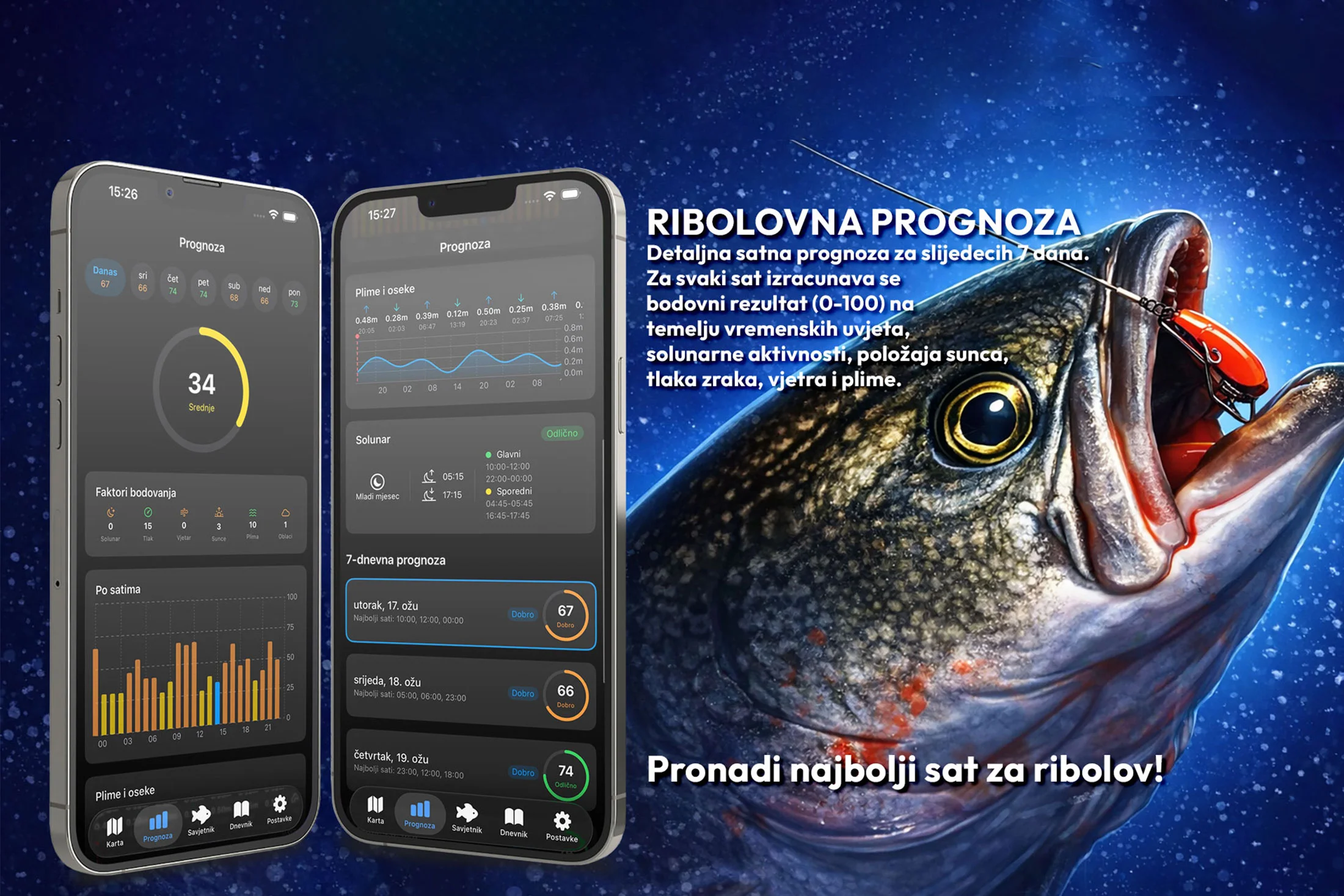 Tisch Fishing iOS App - slika 2