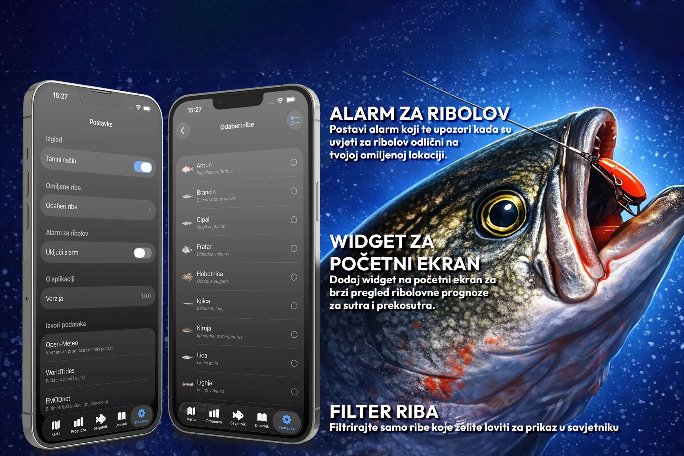 Tisch Fishing iOS App - slika 5