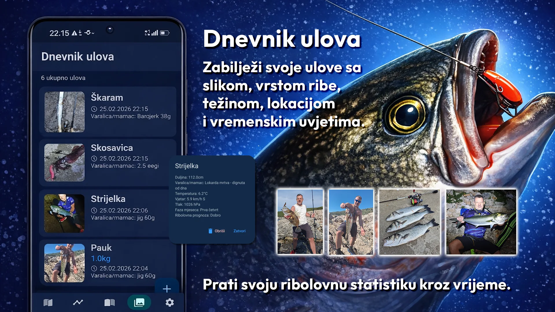 Tisch Fishing — Ribolovna aplikacija za Jadran - slika 2