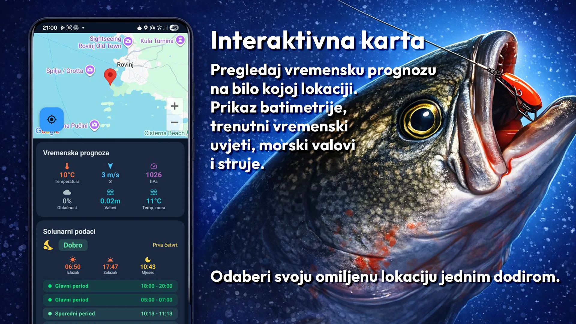 Tisch Fishing — Ribolovna aplikacija za Jadran - slika 6