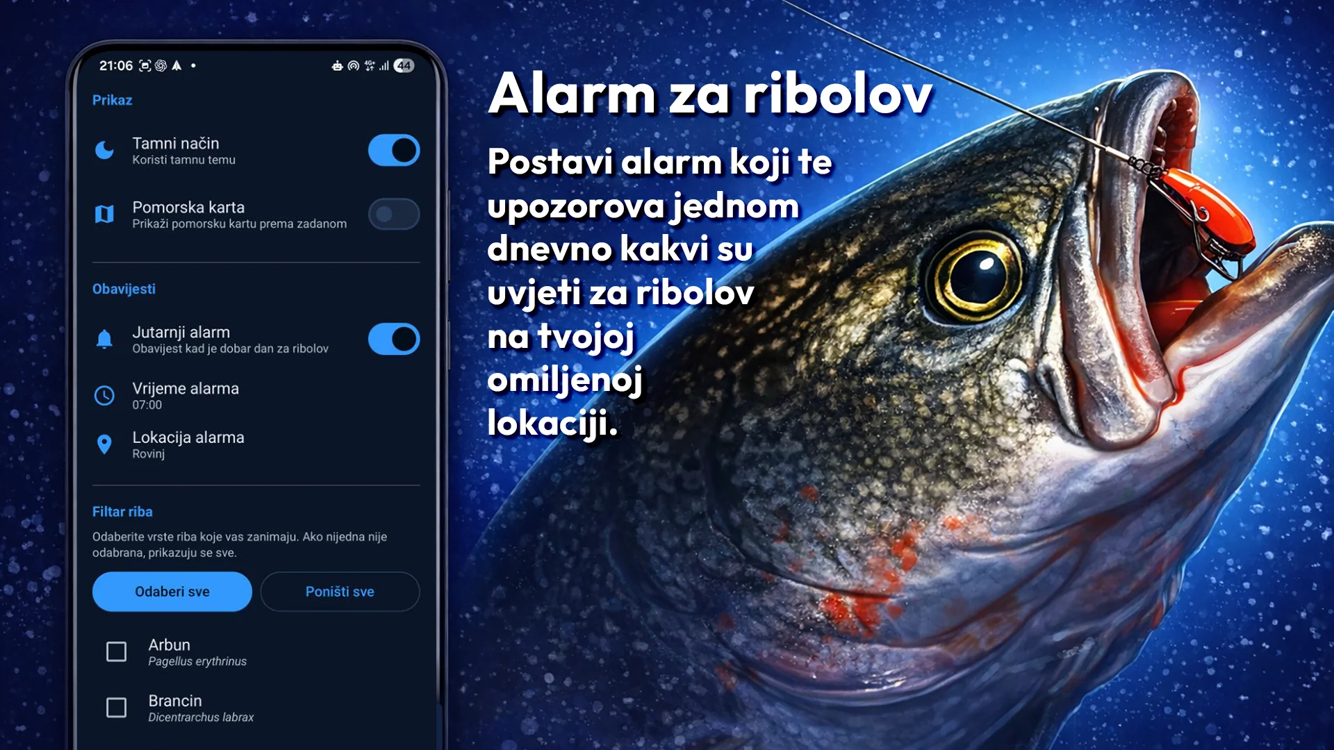 Tisch Fishing — Ribolovna aplikacija za Jadran - slika 8