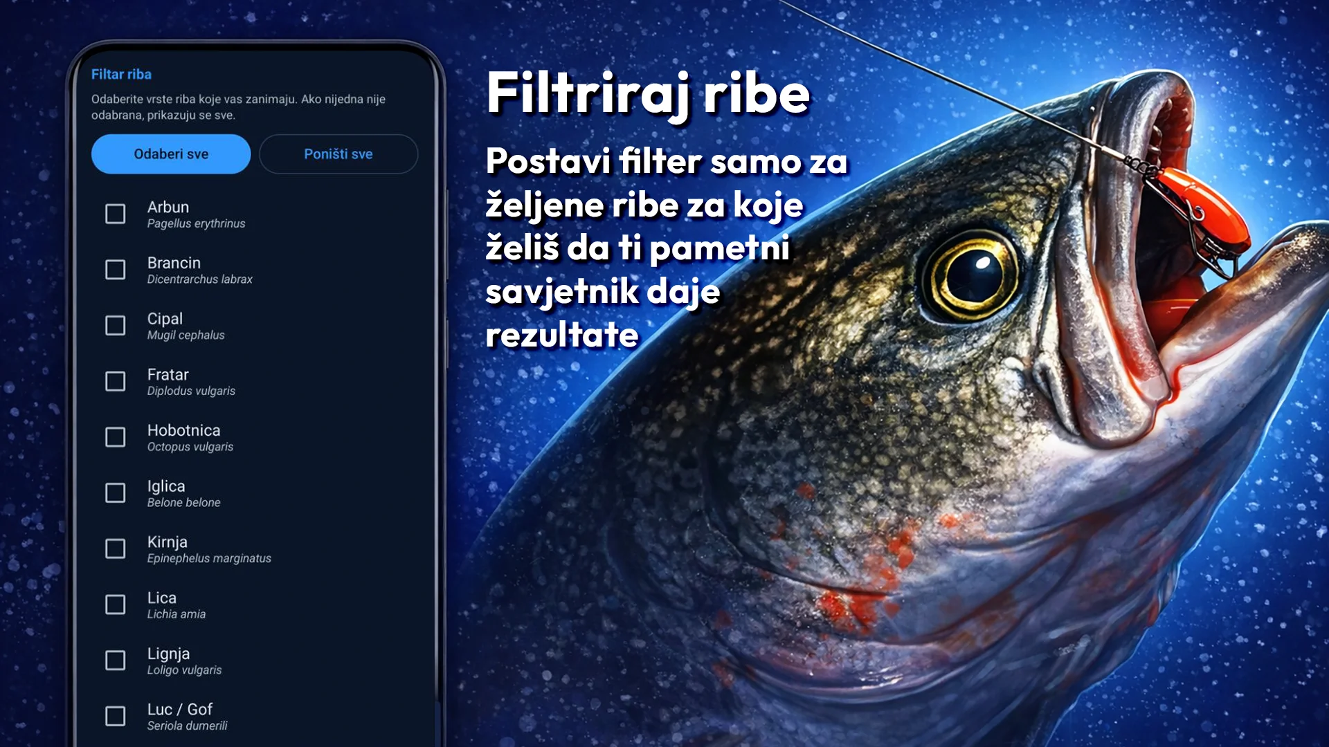Tisch Fishing — Ribolovna aplikacija za Jadran - slika 9