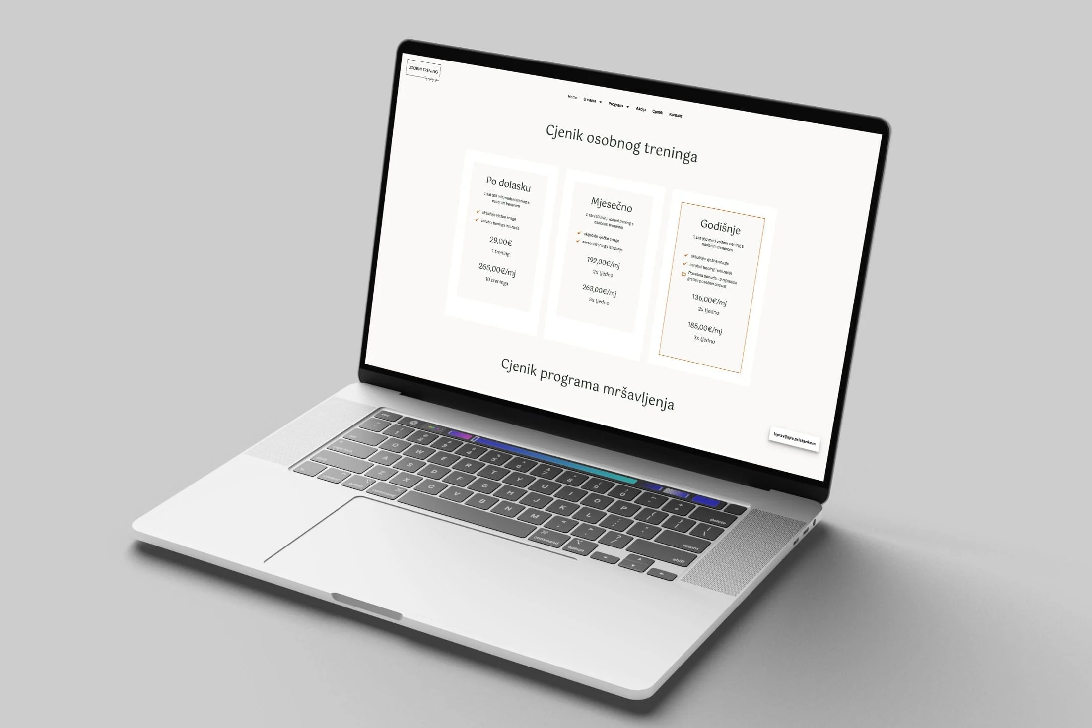 Osobni Trening - web stranica 4