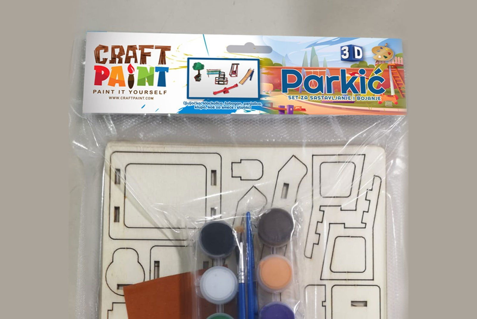 Dizajn ambalaže Craft Paint igračaka - Package design